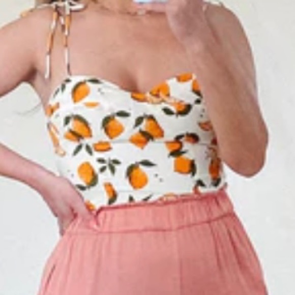 Pink Lily Tops - Hazel and Olive Lemon Tank Top